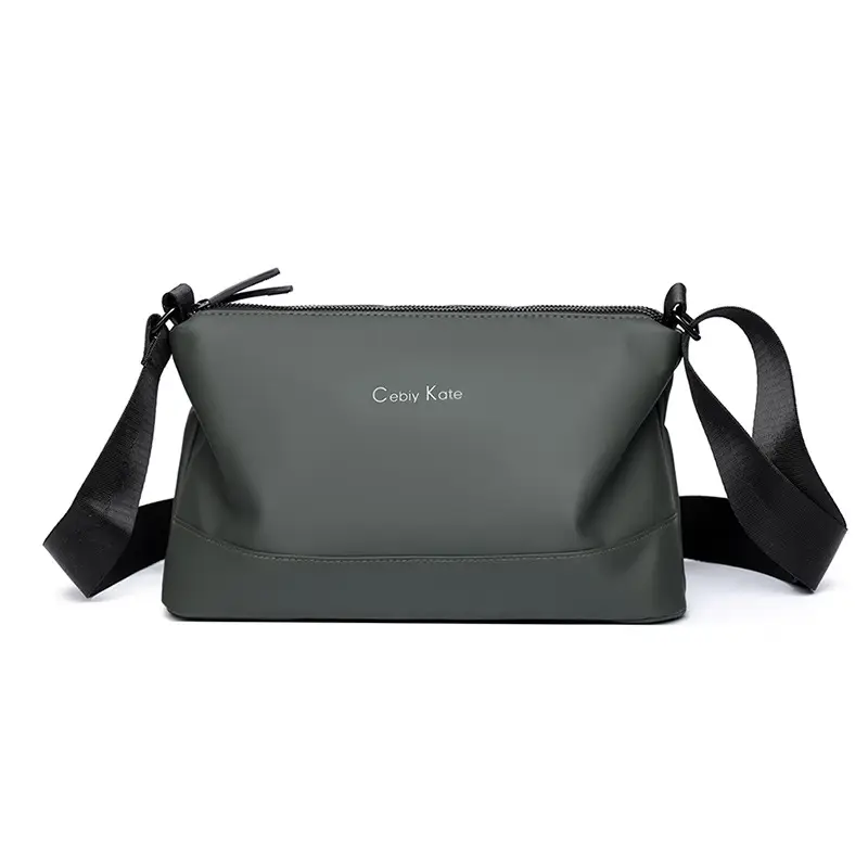 Black Cross-Key Messenger Bag for Men - Image 3