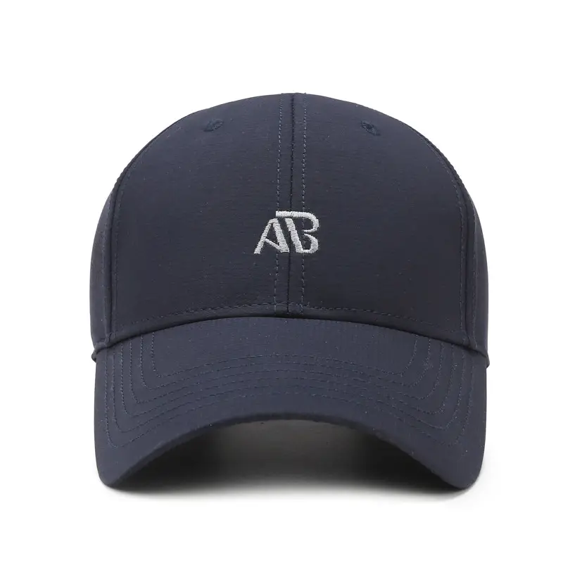 Men's Black Baseball Cap with Silver Buckle & Letter Embroidery - Image 8