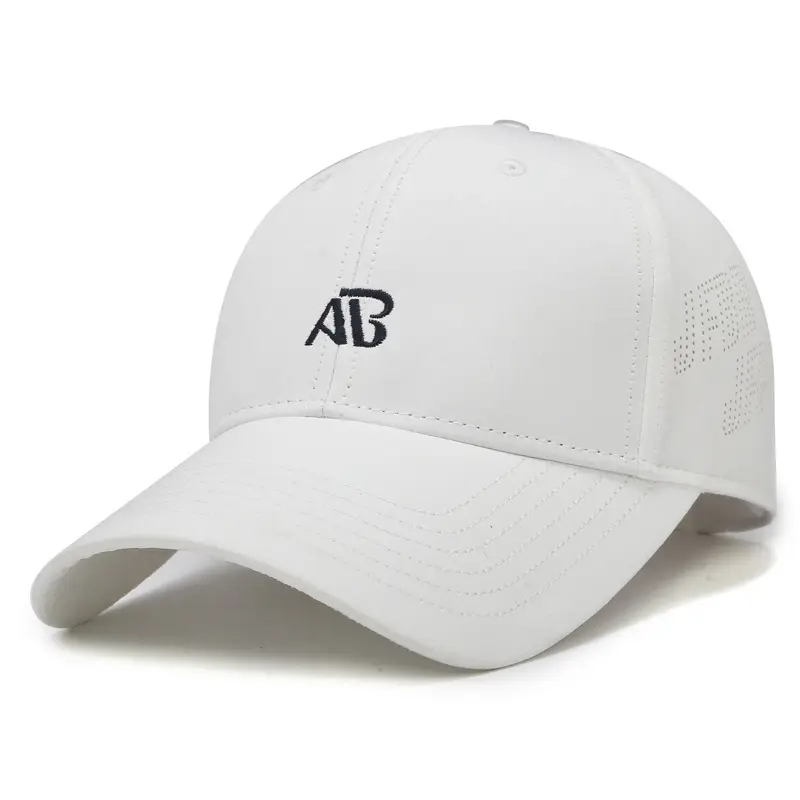 Men's Black Baseball Cap with Silver Buckle & Letter Embroidery - Image 5