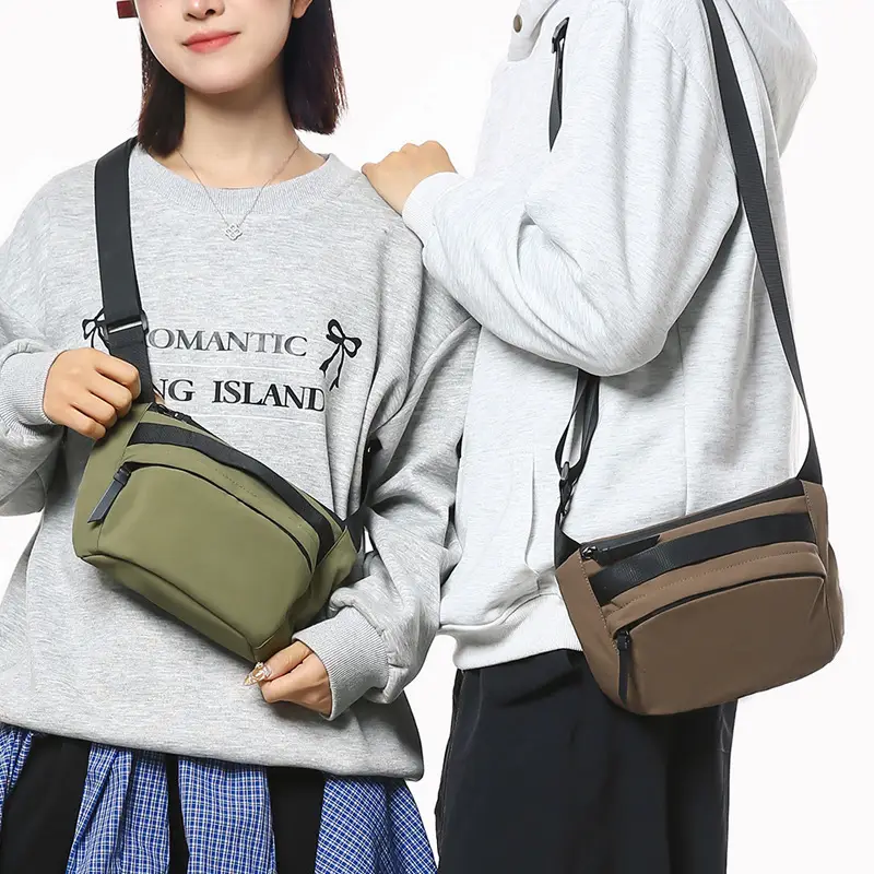 New Japanese Style Crossbody Bag Large Capacity Travel Chest Bag - Image 8