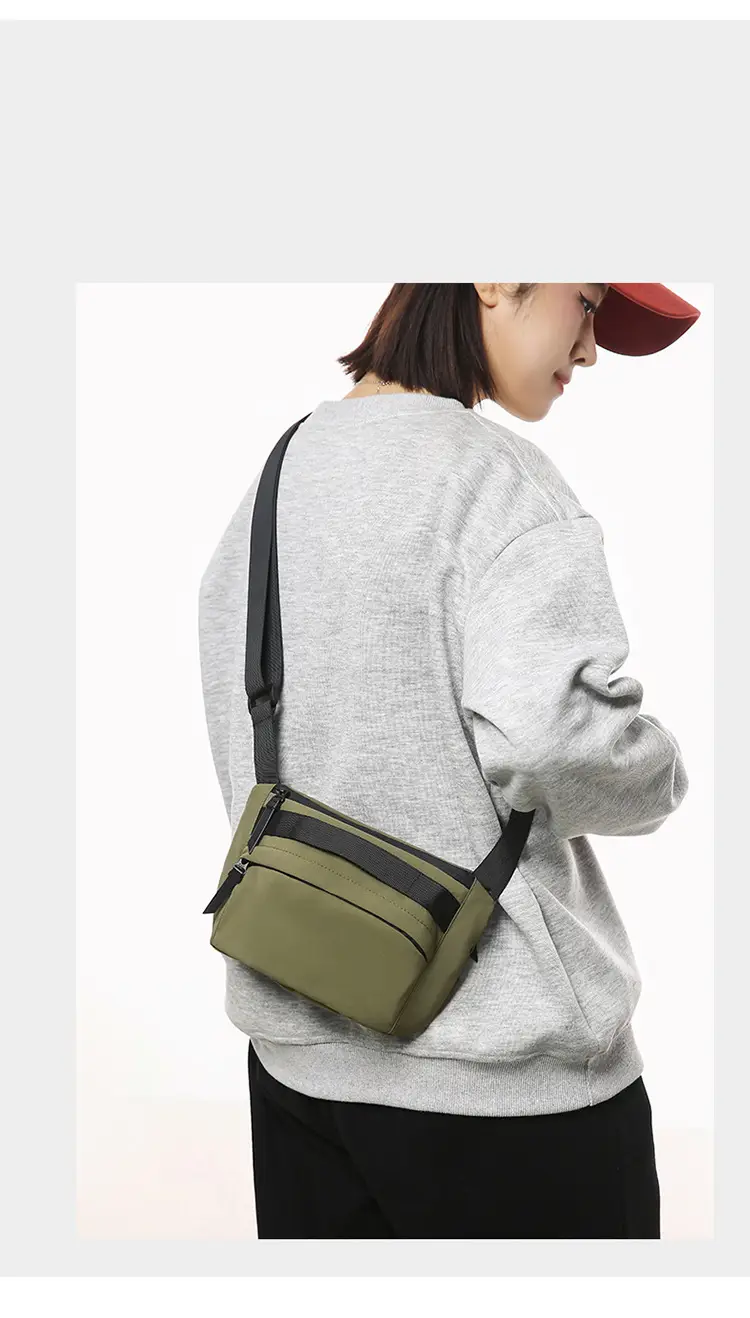 New Japanese Style Crossbody Bag Large Capacity Travel Chest Bag — feature 21