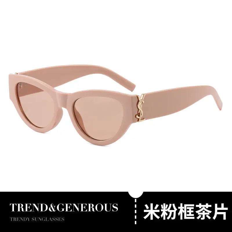 White Cat Eye Sunglasses with Anti-UV Protection - Image 9
