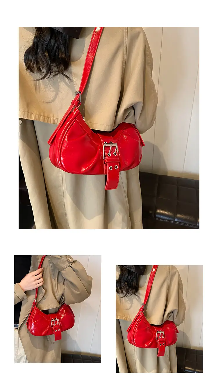 Red Neon Shoulder Tote Bag for Women 2025 — feature 3