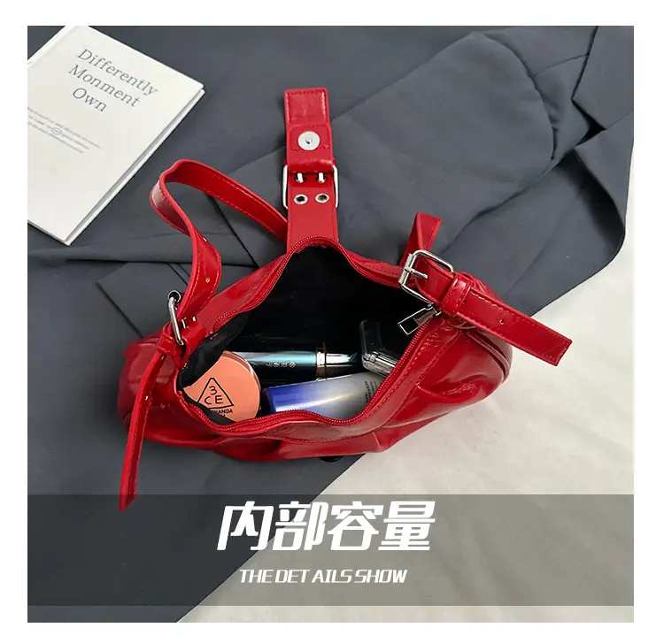 Red Neon Shoulder Tote Bag for Women 2025 — feature 6