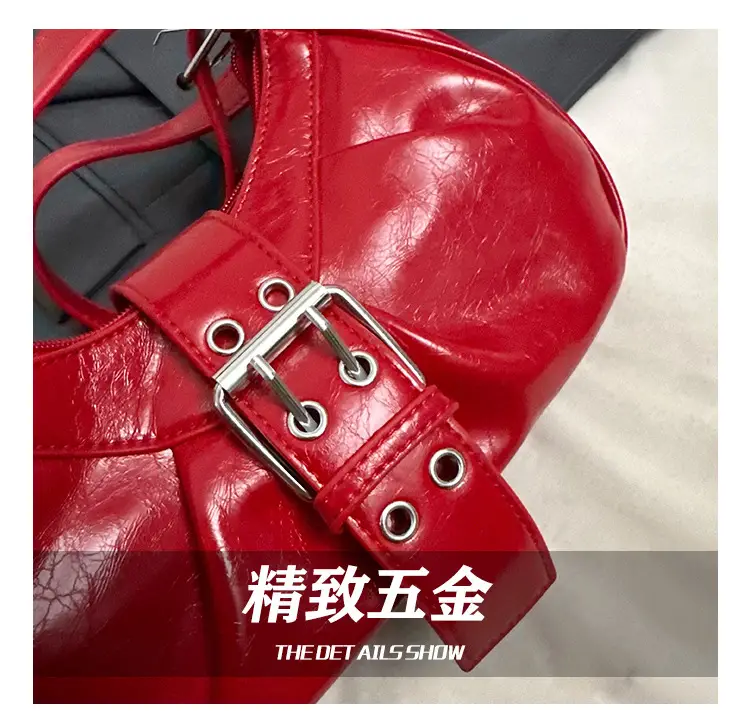 Red Neon Shoulder Tote Bag for Women 2025 — feature 7
