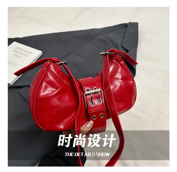Red Neon Shoulder Tote Bag for Women 2025 — feature 8