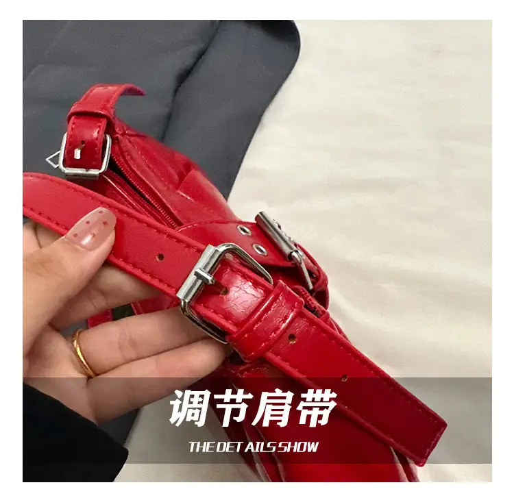 Red Neon Shoulder Tote Bag for Women 2025 — feature 9