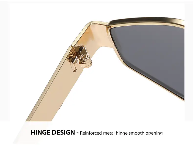 2025 Polygonal Sunglasses Silver Grey for Men Women — feature 9