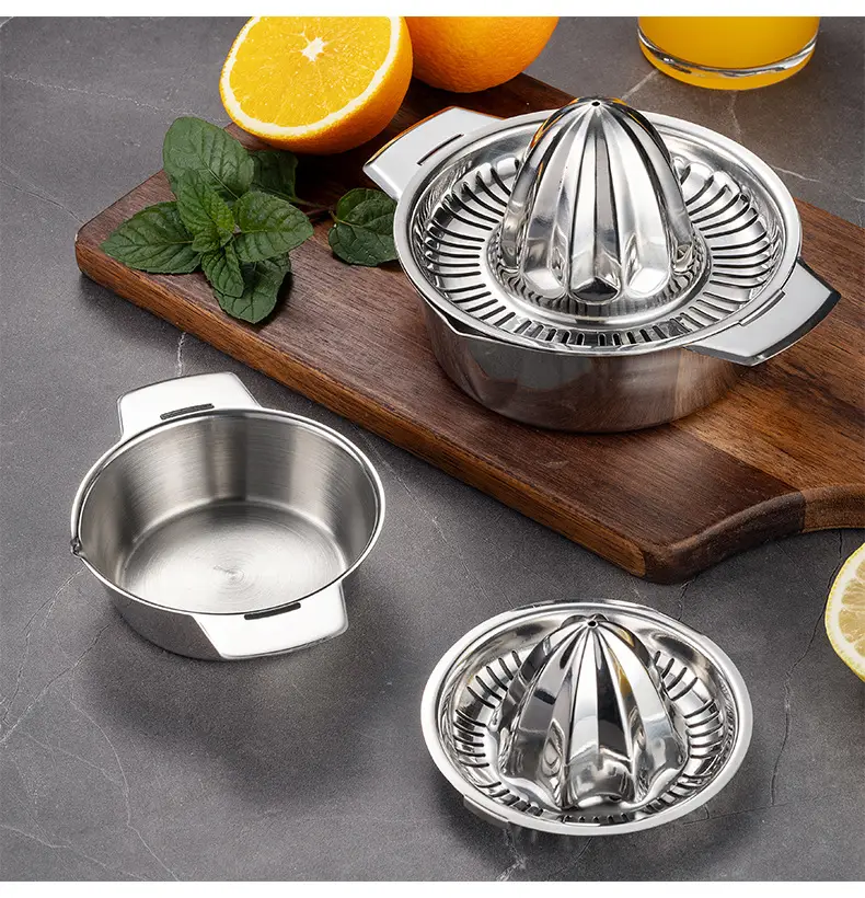 Stainless Steel Manual Lemon Squeezer Portable Orange Squeezer — feature 11