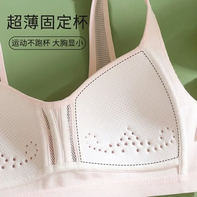 Developmental girls underwear high school students 16-year-old adolescent girls two-stage junior high school students bra cotton fixed cup