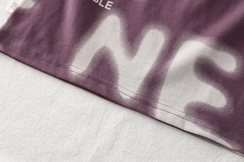 Boys Letter Print Suit Purple Green 2025 — feature 11