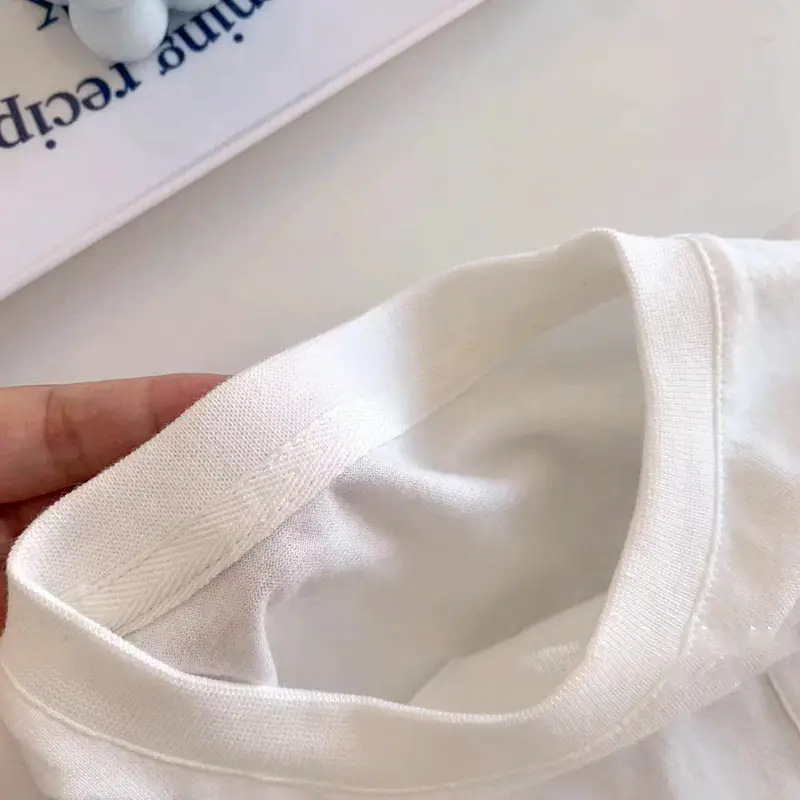 White Little Bear Pocket T-Shirt for Boys Summer — feature 12