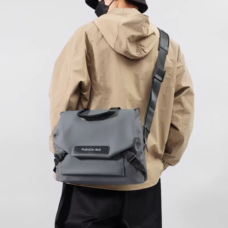 2026 Men's Black Crossbody & Messenger Bag - Image 6
