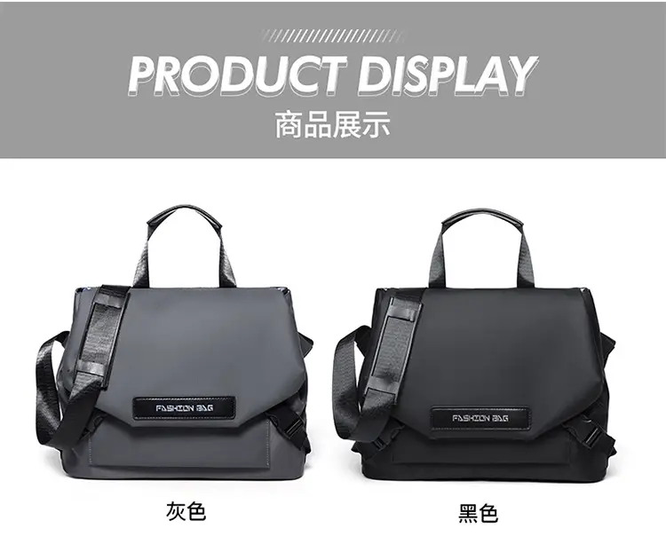 2026 Men's Black Crossbody & Messenger Bag — feature 14
