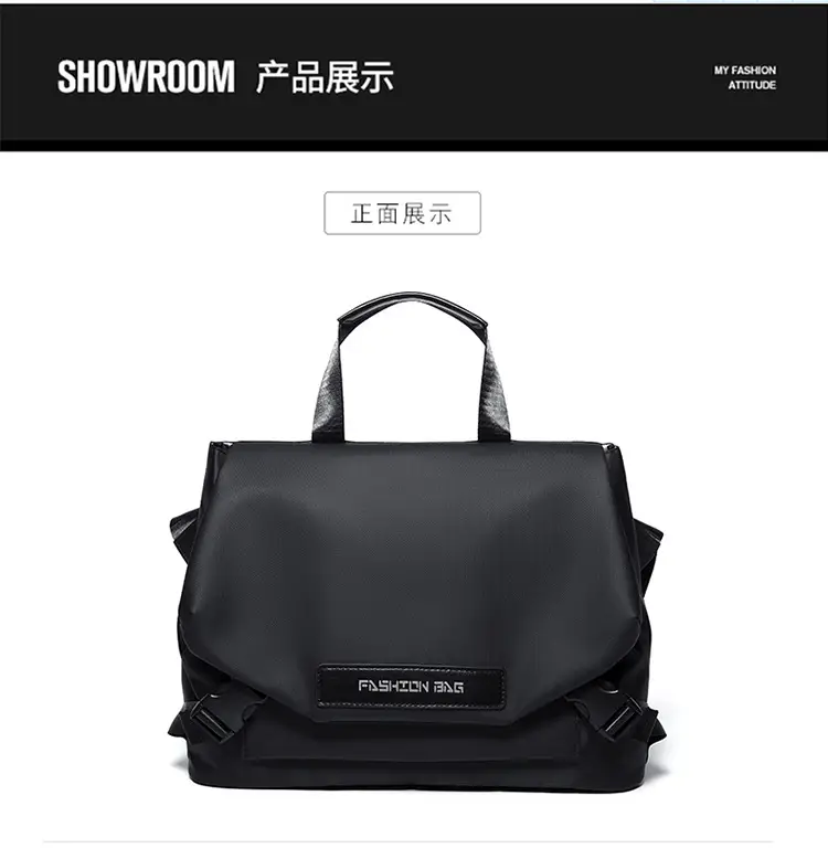 2026 Men's Black Crossbody & Messenger Bag — feature 15