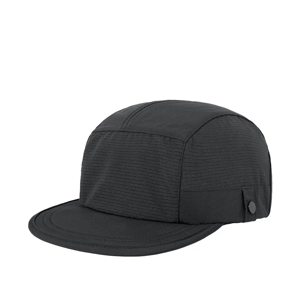 Grey 5-Panel Mesh Baseball Cap for Women & Men - Image 13