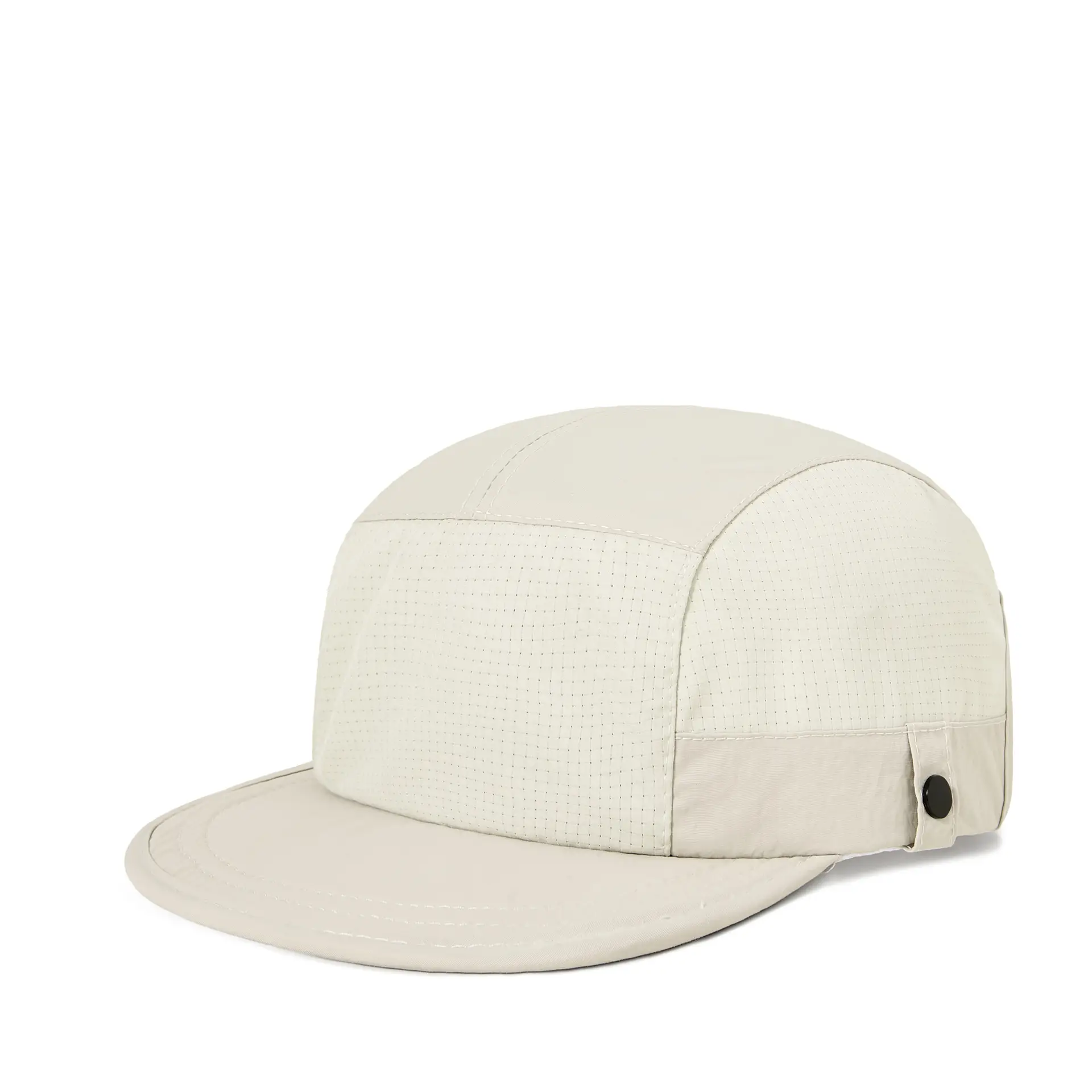 Grey 5-Panel Mesh Baseball Cap for Women & Men - Image 8