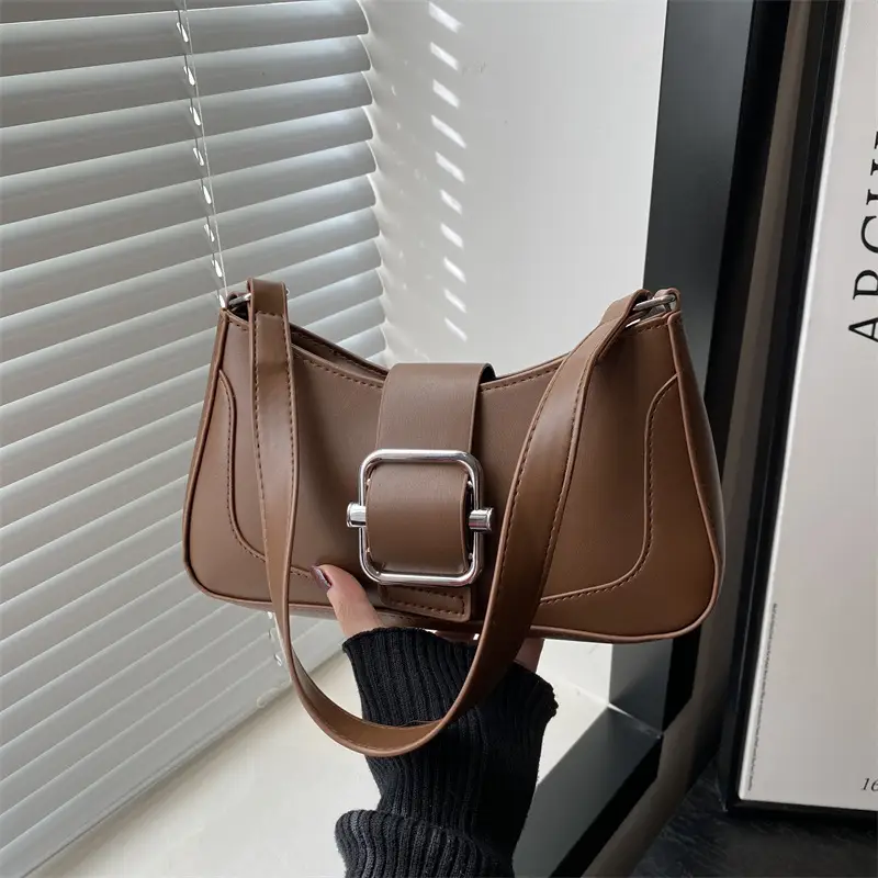 Silver Vintage Underarm Bag Women's Shoulder Crossbody