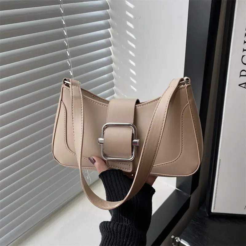 Silver Vintage Underarm Bag Women's Shoulder Crossbody