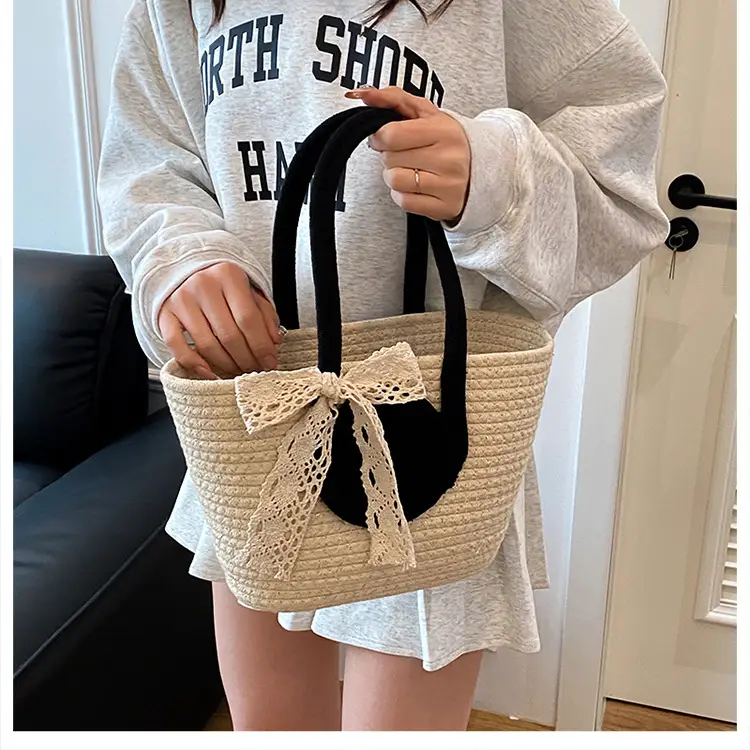 Straw Woven Shoulder Bag for Women 2025 Spring New Arrival — feature 19