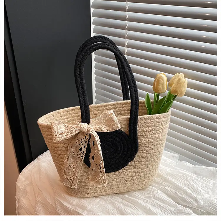 Straw Woven Shoulder Bag for Women 2025 Spring New Arrival — feature 22