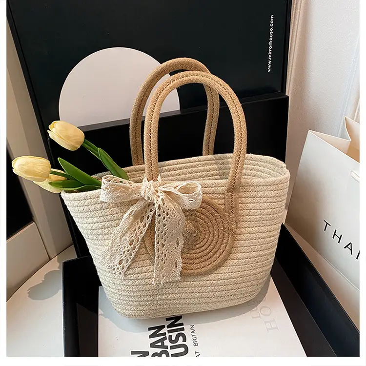 Straw Woven Shoulder Bag for Women 2025 Spring New Arrival — feature 23