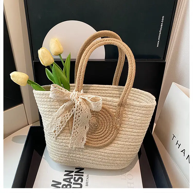 Straw Woven Shoulder Bag for Women 2025 Spring New Arrival — feature 24
