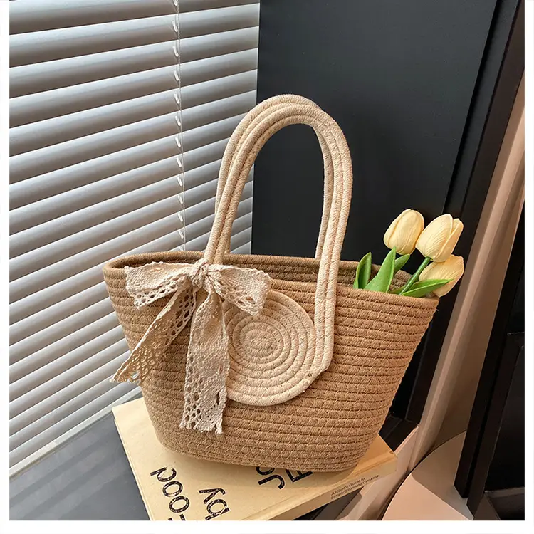 Straw Woven Shoulder Bag for Women 2025 Spring New Arrival — feature 25
