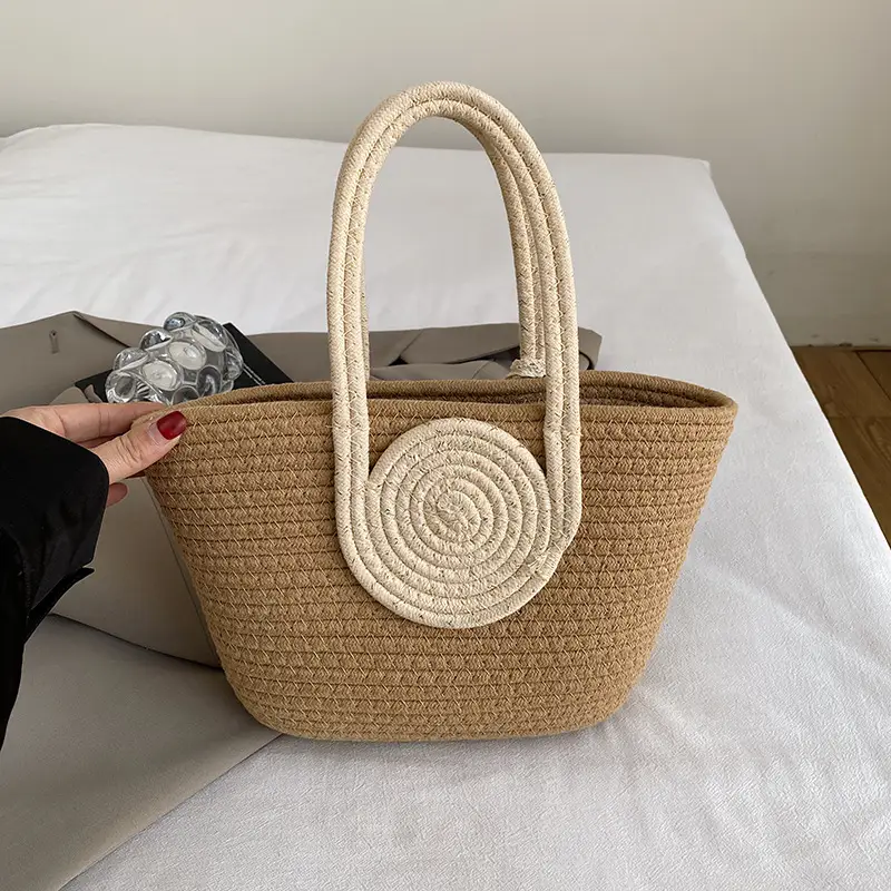 Straw Woven Shoulder Bag for Women 2025 Spring New Arrival - Image 2