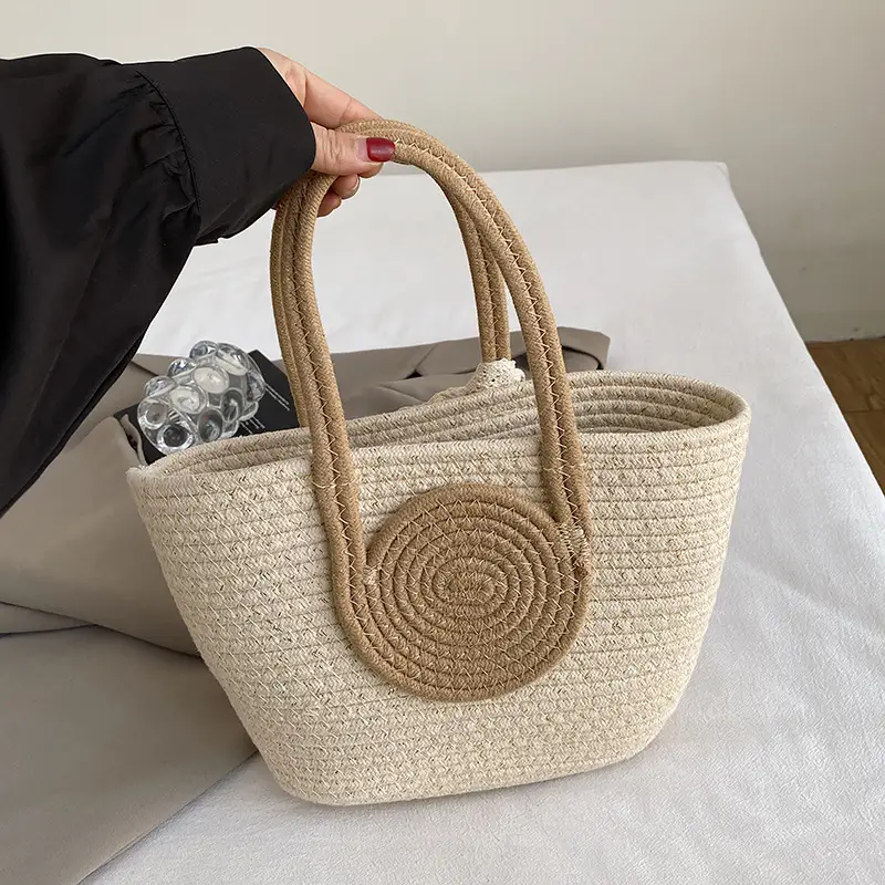 Straw Woven Shoulder Bag for Women 2025 Spring New Arrival - Image 3