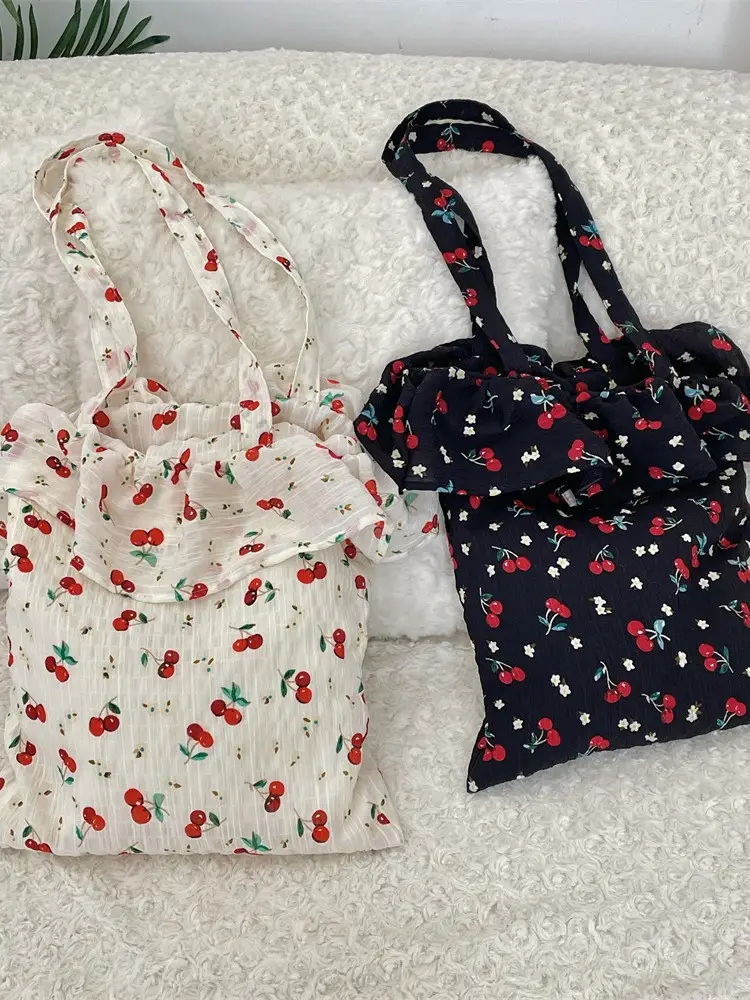Cute Ruffled Shoulder Bags for Girls Spring Summer - Image 6