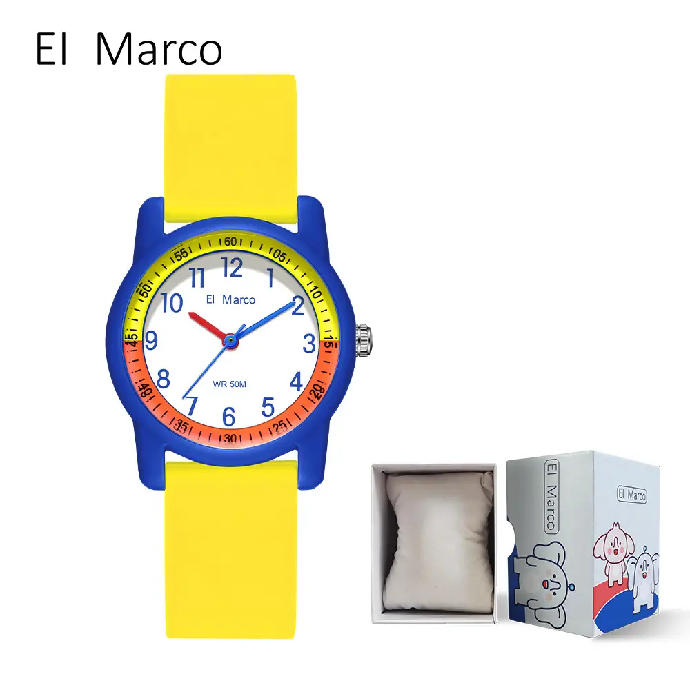 Small Elephant Cross-border Waterproof Kids Watch Purple Pink - Image 2