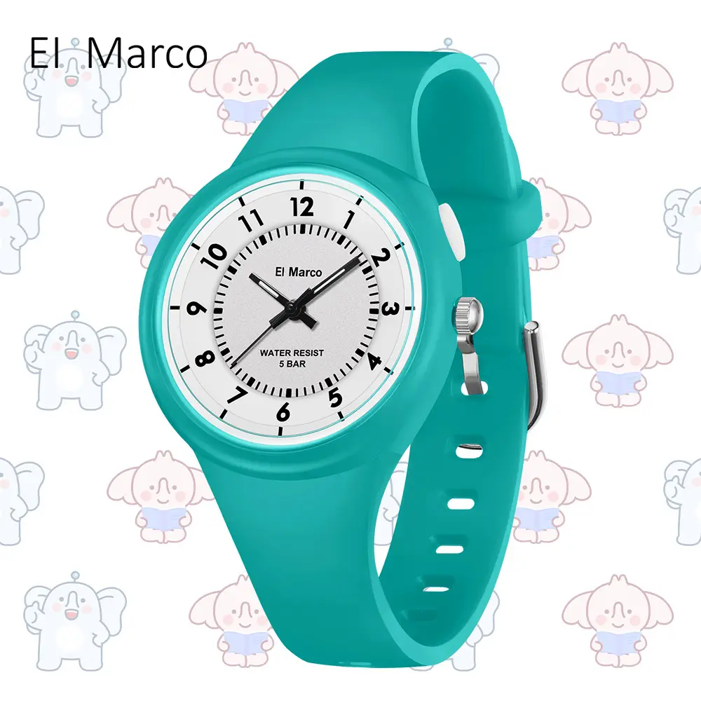 Small Elephant Cross-border Waterproof Kids Watch Purple Pink - Image 10