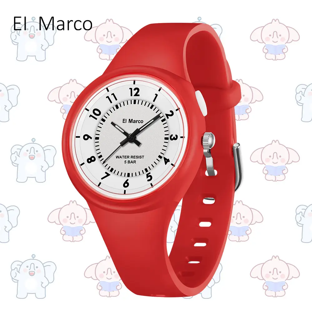 Small Elephant Cross-border Waterproof Kids Watch Purple Pink - Image 15