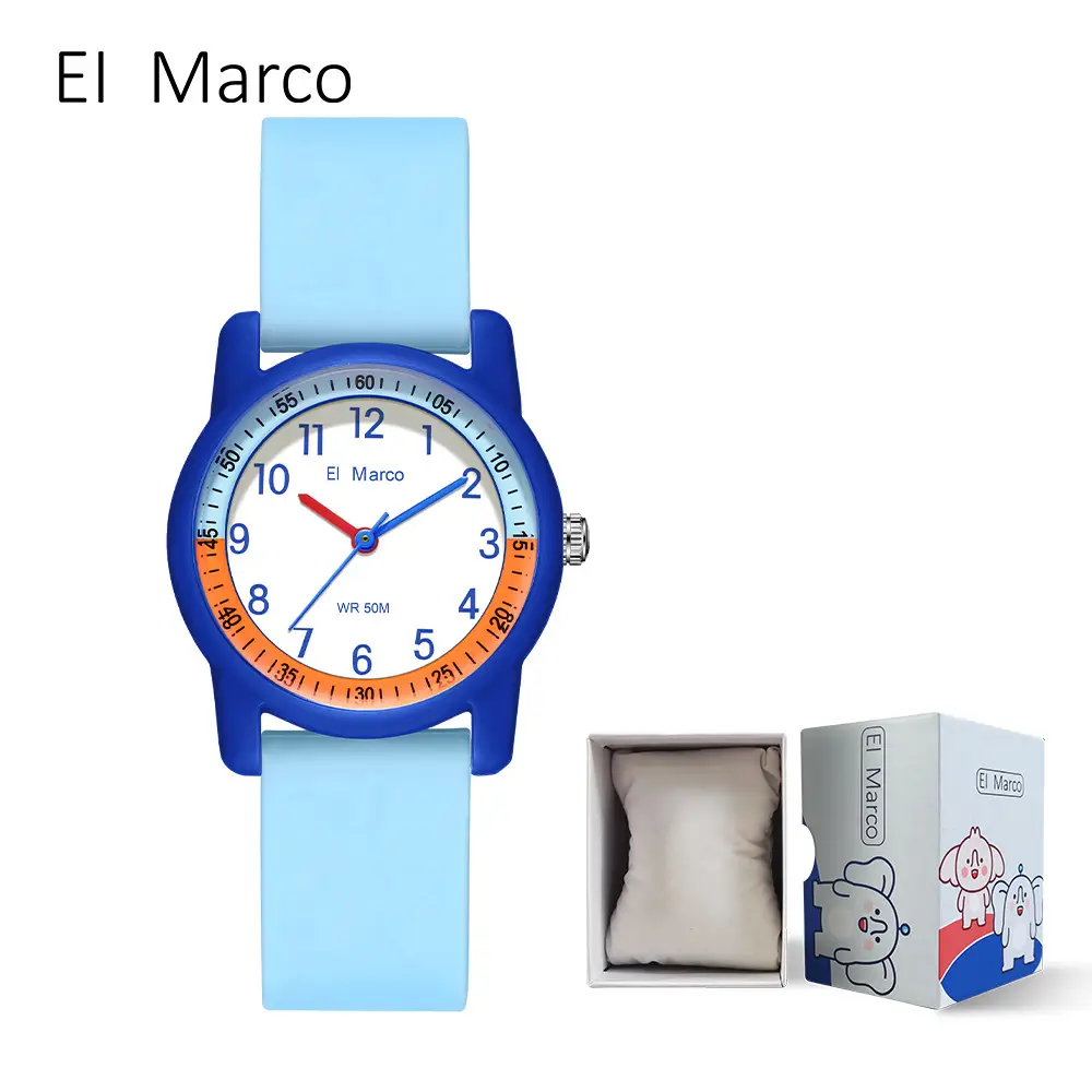 Small Elephant Cross-border Waterproof Kids Watch Purple Pink - Image 6