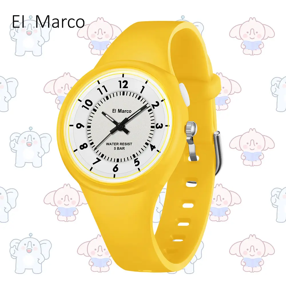 Small Elephant Cross-border Waterproof Kids Watch Purple Pink - Image 7