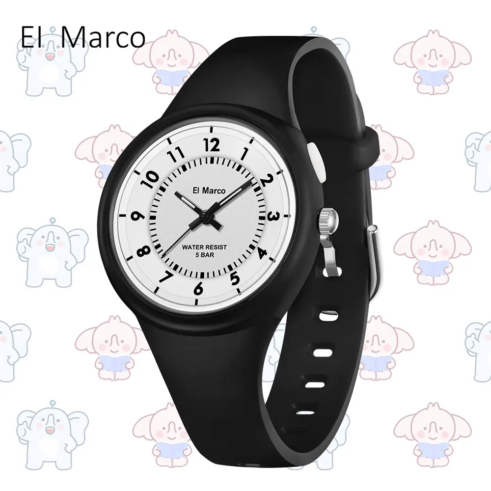 Small Elephant Cross-border Waterproof Kids Watch Purple Pink - Image 8