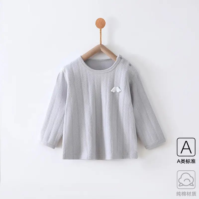 Pink Long Sleeve T-Shirt for Boys Girls Spring - Image 2