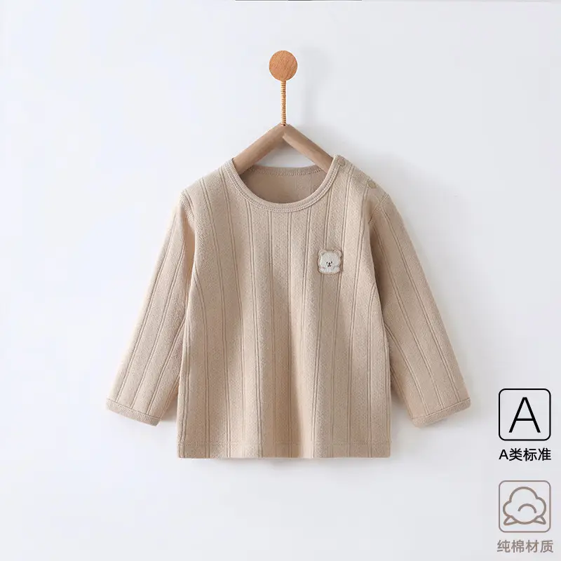 Pink Long Sleeve T-Shirt for Boys Girls Spring - Image 3