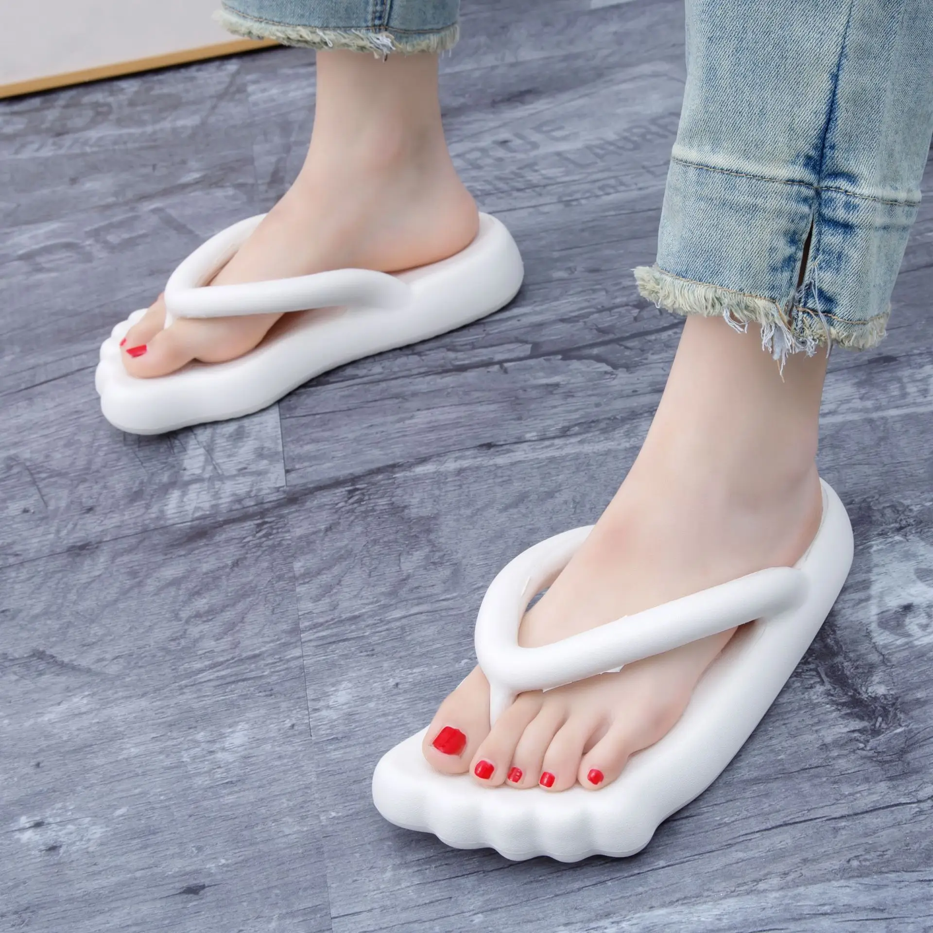 2025 New Black EVA Flip Flops Women Summer - Image 6