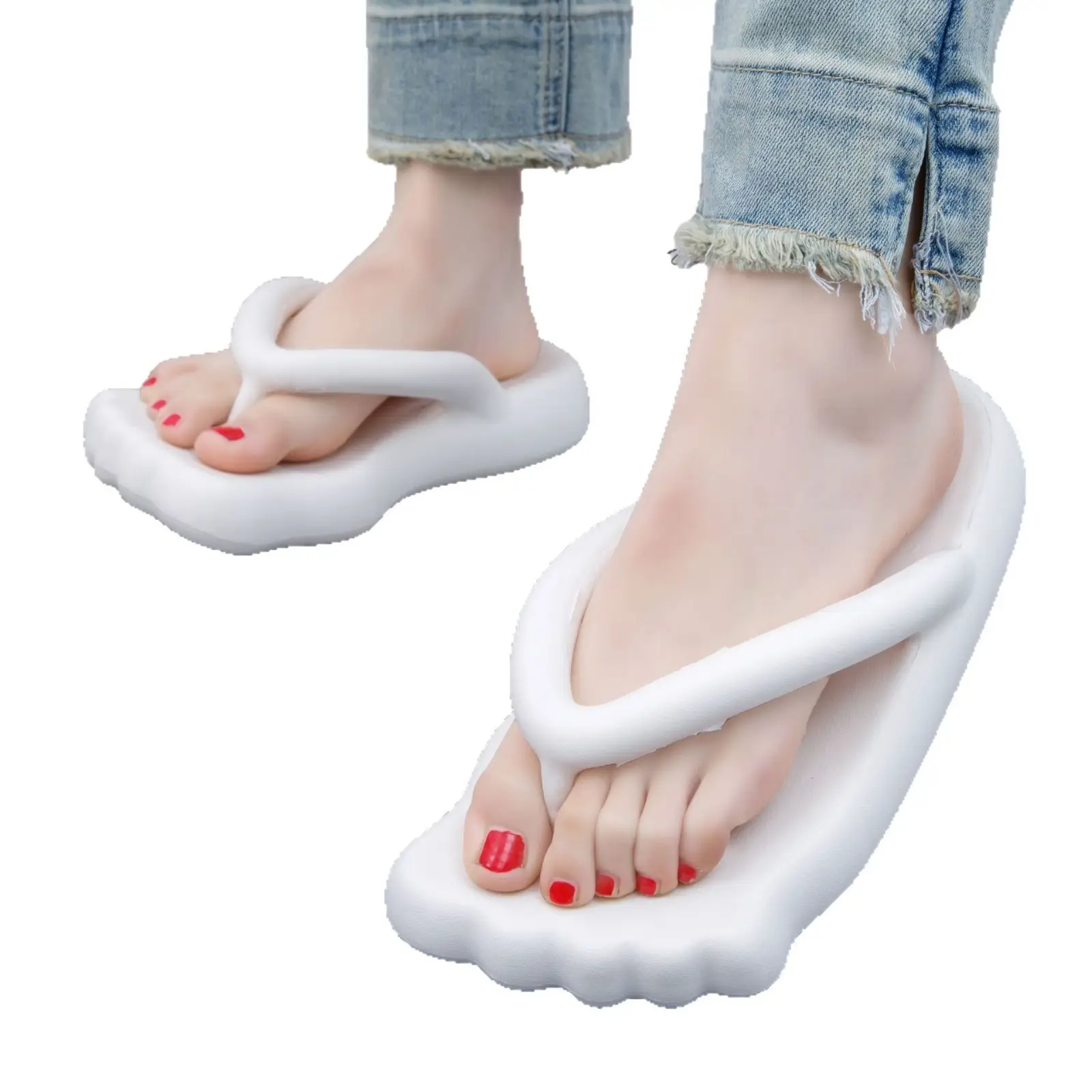 2025 New Black EVA Flip Flops Women Summer - Image 8