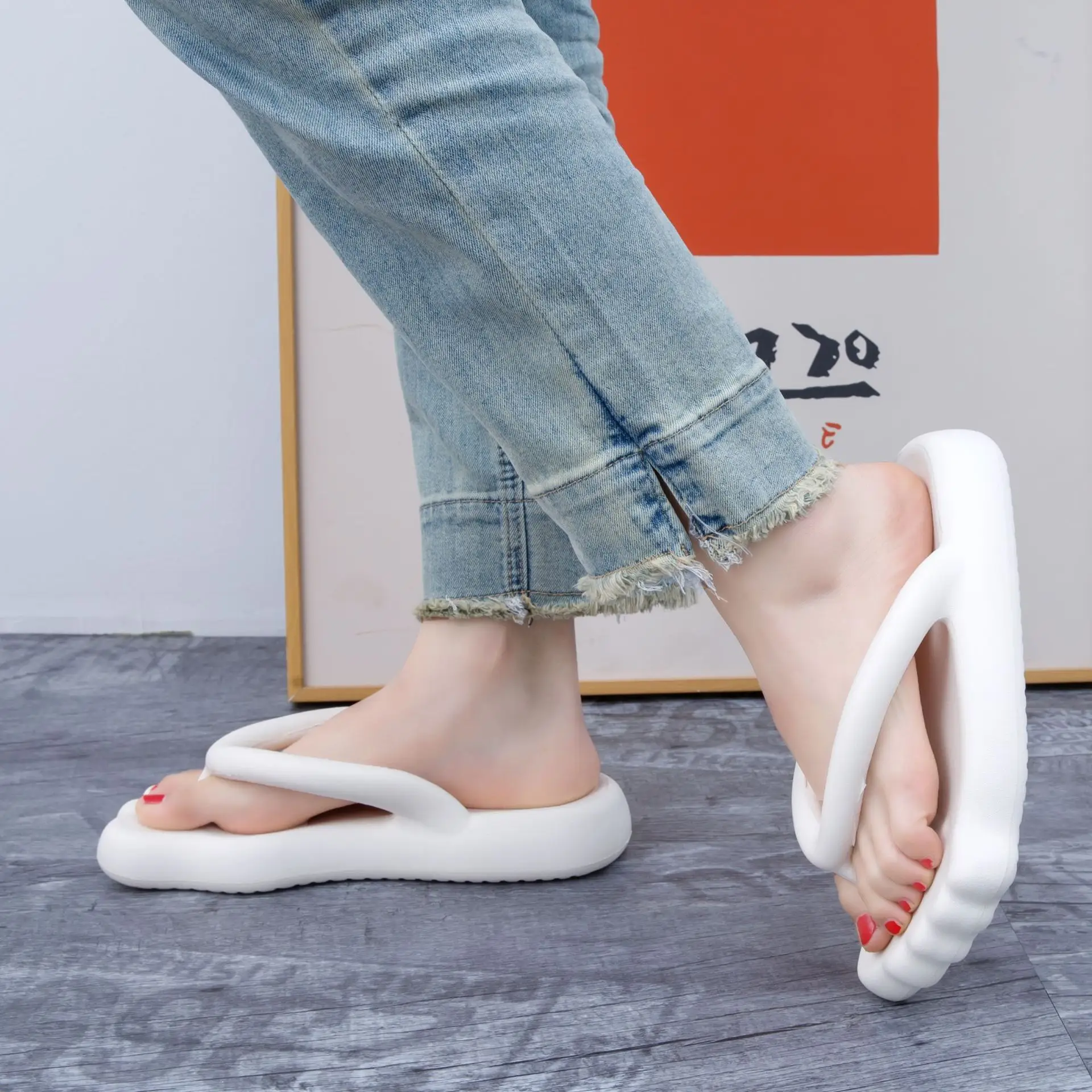 2025 New Black EVA Flip Flops Women Summer — feature 5