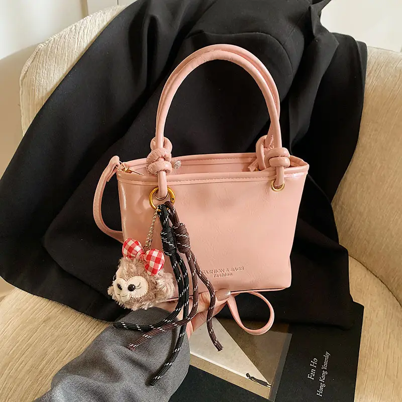 Women's Korean Style Shoulder Crossbody Bag Cream 2025 - Image 8