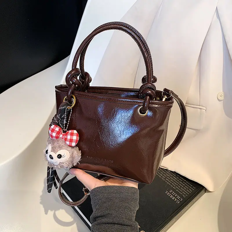 Women's Korean Style Shoulder Crossbody Bag Cream 2025 - Image 9