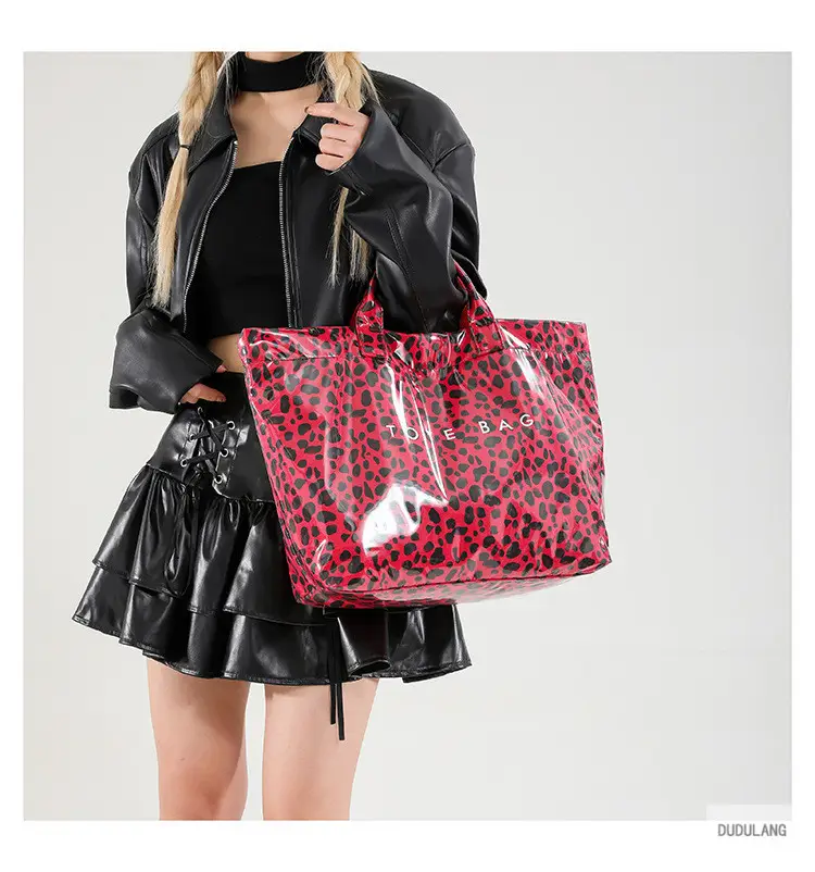 Leopard Print Large Capacity Women's Tote Bag — feature 22