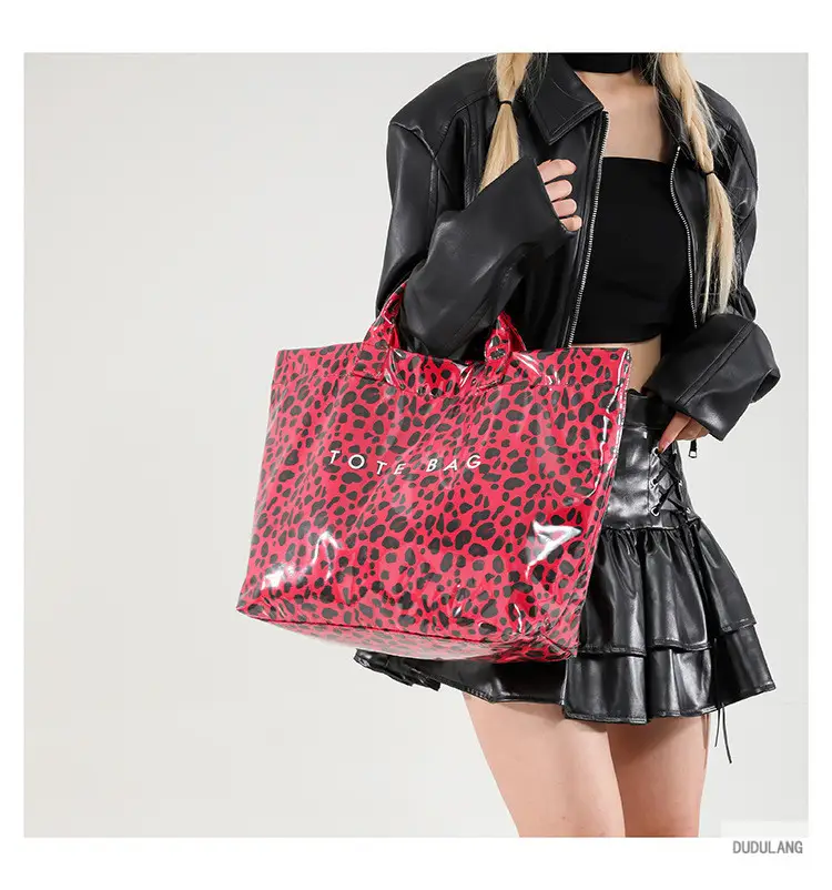 Leopard Print Large Capacity Women's Tote Bag — feature 24