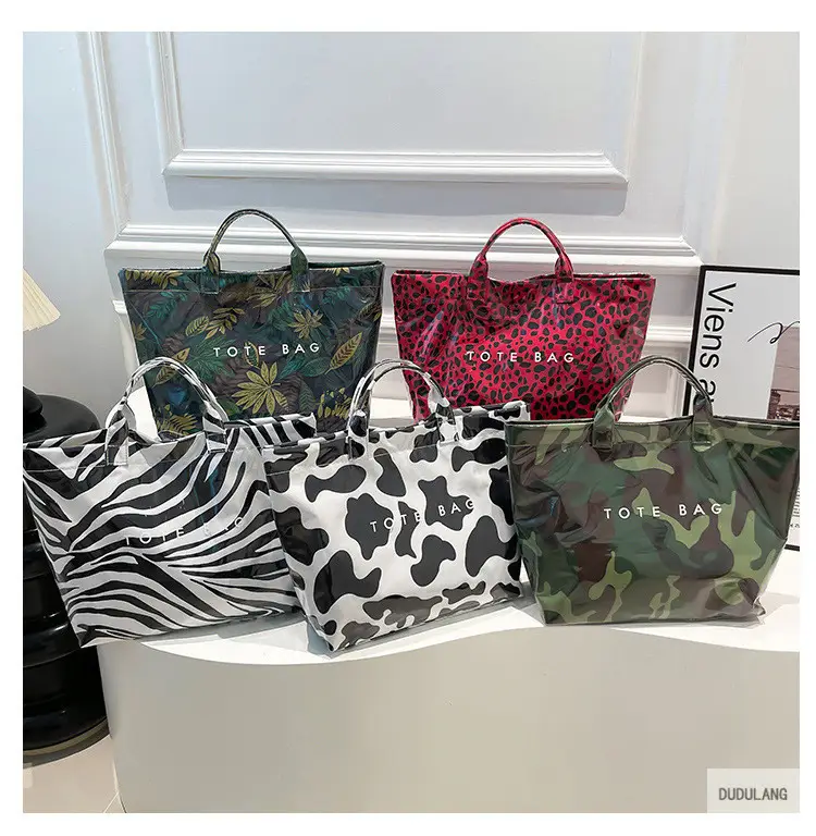 Leopard Print Large Capacity Women's Tote Bag — feature 9