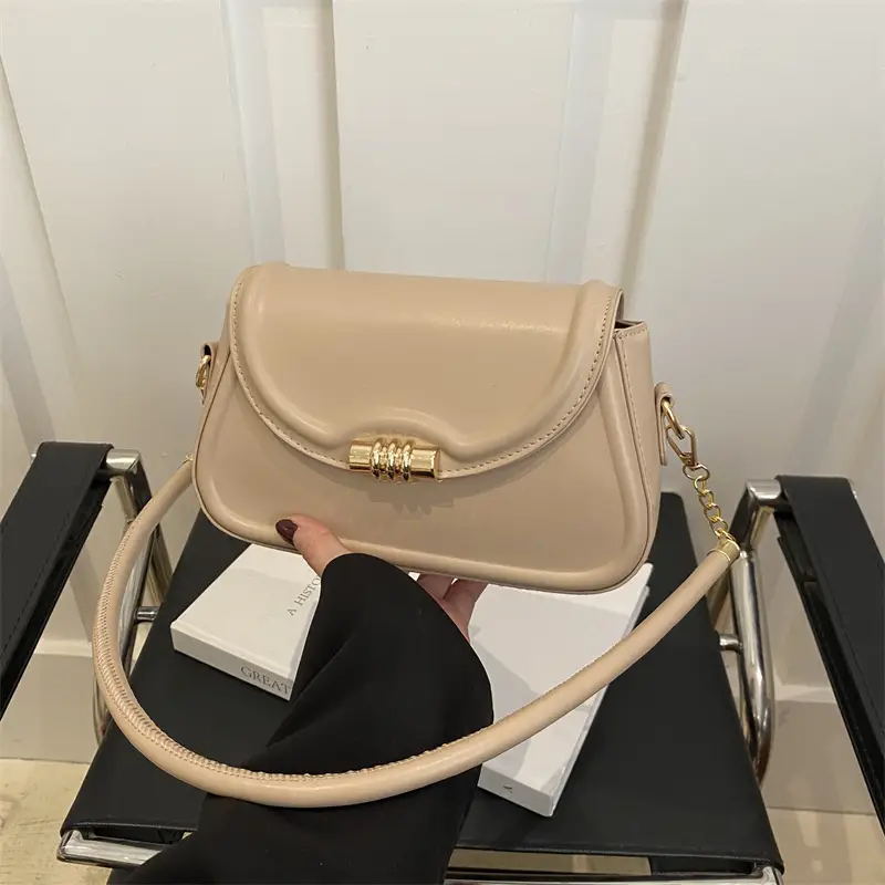 White Korean Style Shoulder Crossbody Bag 2025 - Image 7