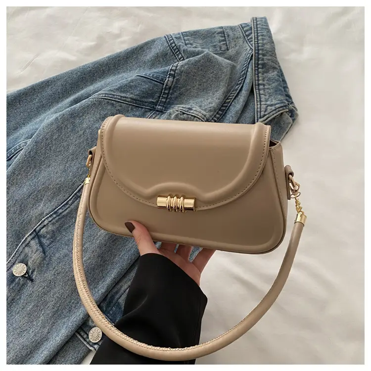 White Korean Style Shoulder Crossbody Bag 2025 - Image 3