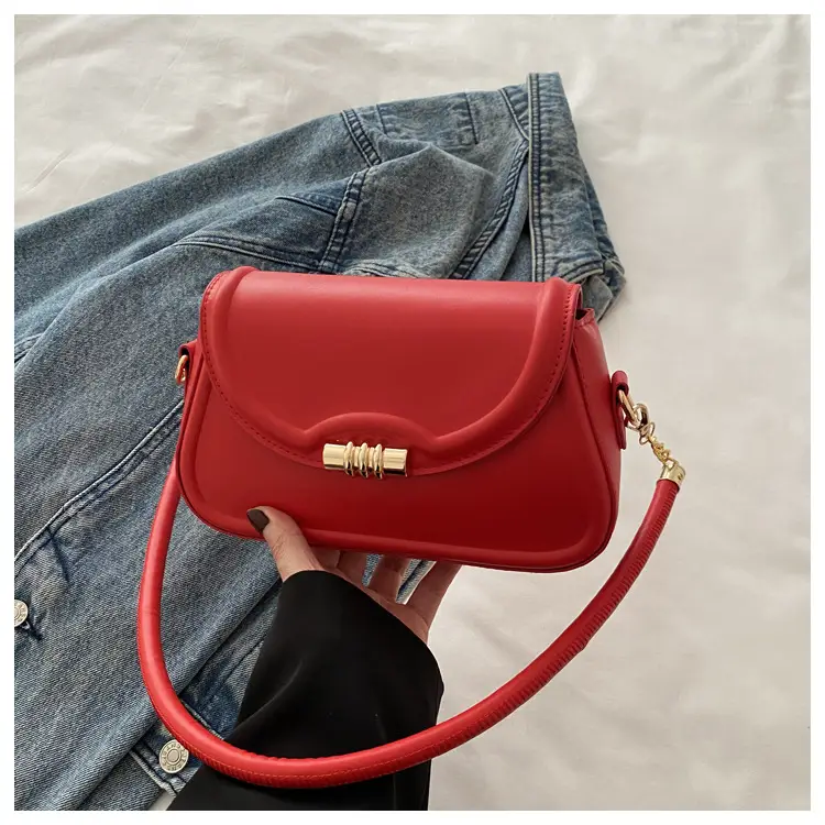 White Korean Style Shoulder Crossbody Bag 2025 - Image 4